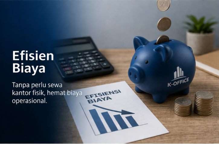 Efisiensi biaya dengan sewa virtual office