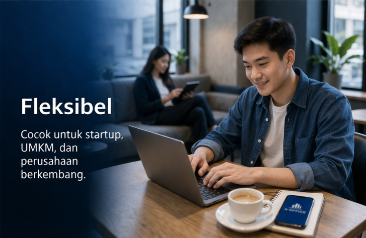 Fleksibel untuk startup dan UMKM