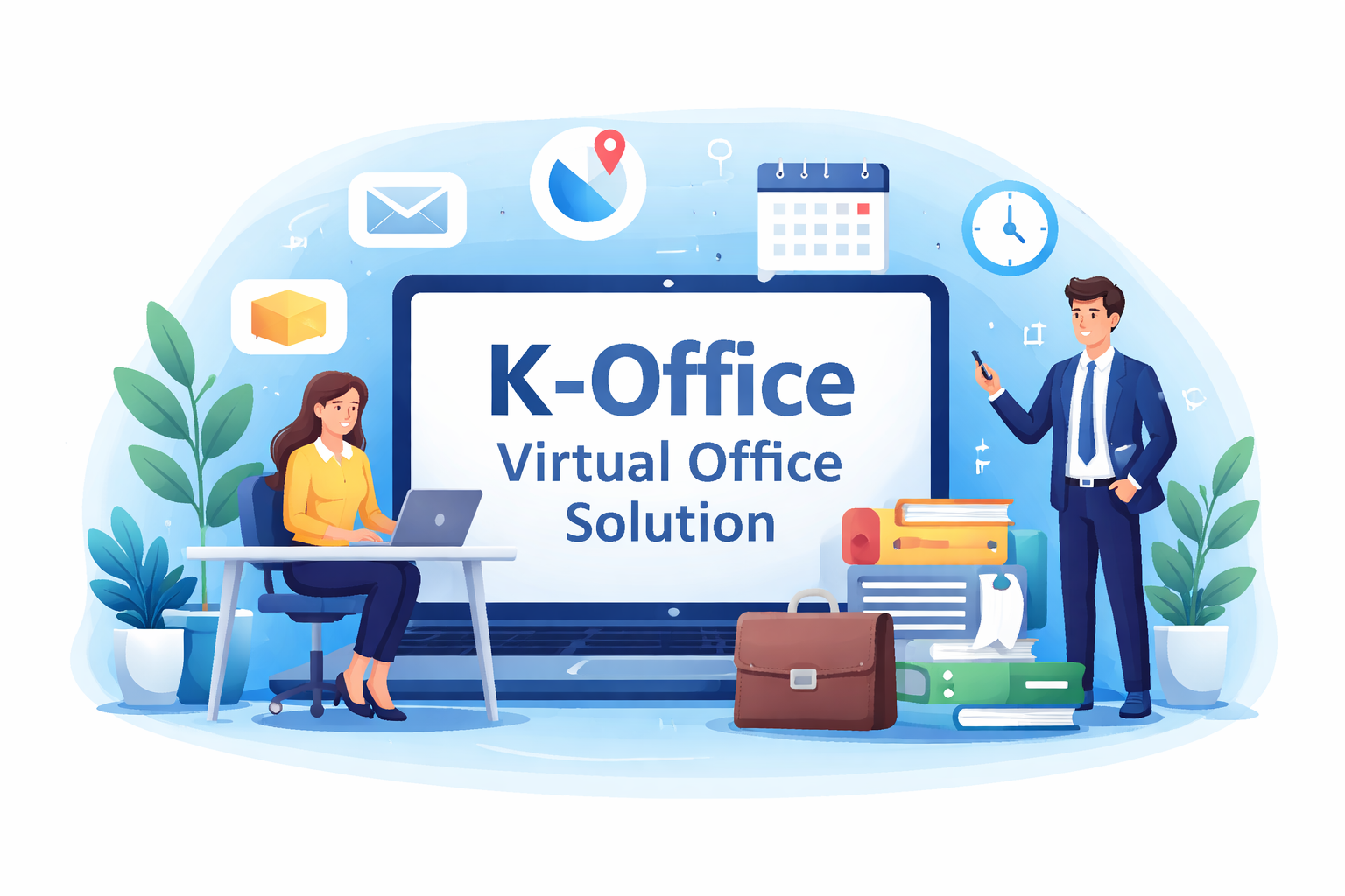 Interior layanan virtual office K-OFFICE Bekasi